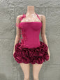 Black Strapless Bodycon Mini Dress for Women