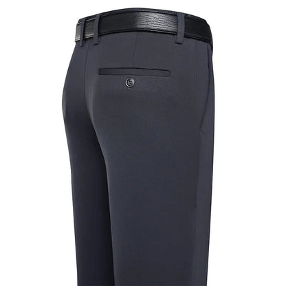 Men's Summer Casual Loose Straight Trousers Polyester