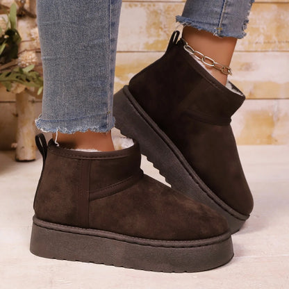 Sheepskin Wool Low-Cut Warm Comfortable Boots for Women