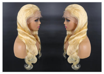 Honey Blonde Body Wave Lace Frontal Wig Brazilian Hair
