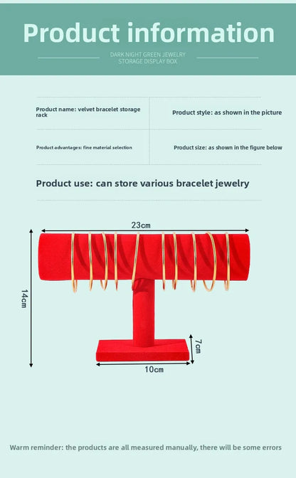 Flannel Single-layer Bracelet Rack Jewelry Display Rack