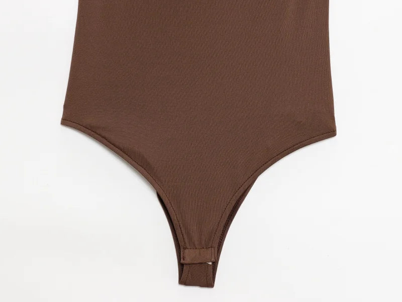 Underwire Spaghetti Strap Bodysuit for Women Casual Slim Fit