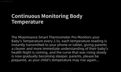 Miaomiaoce Smart Thermometer Pro with Fever Alarm