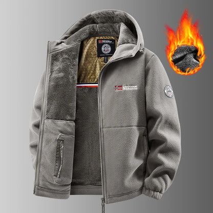 Men's Winter Polar Fleece Tactical Jacket