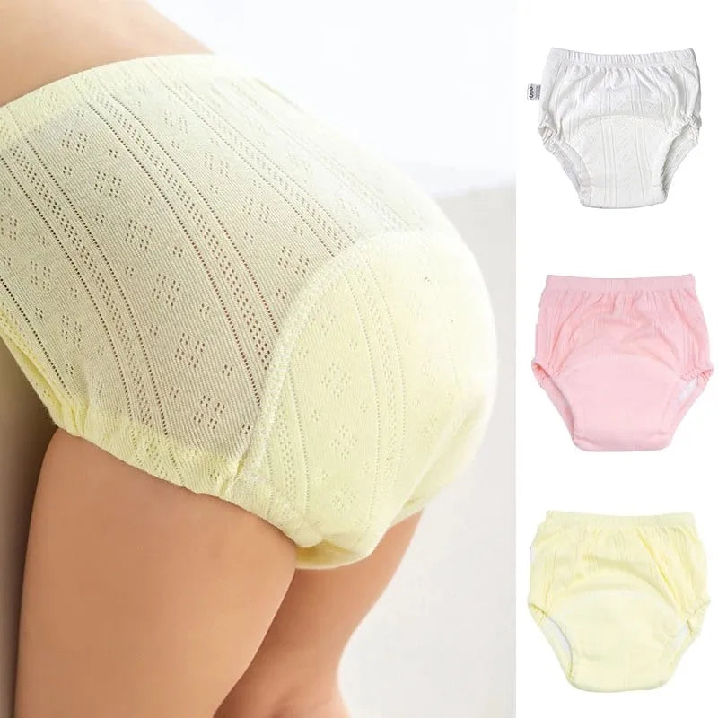 Washable Cotton Newborn Training Pants for Infants