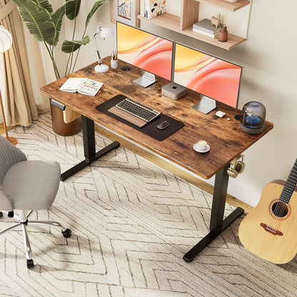 JHK Electric Adjustable Height Standing Desk for Office