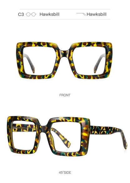 Trendy Square Large Frame Reading Glasses for Women