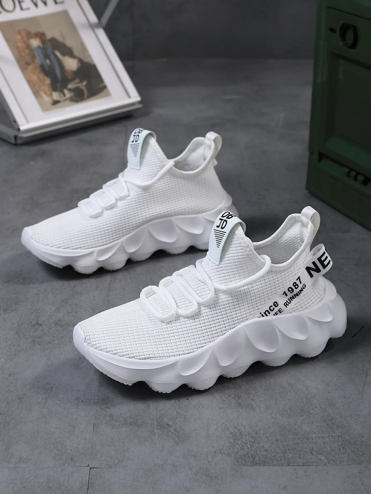Men's Large Size Casual Hiking and Running Shoes
