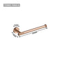 Brushed Rose Gold Metal Bath Hardware Set