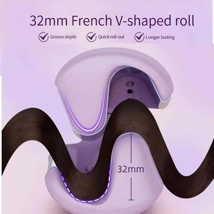 32MM Automatic Curling Iron with Rotating Design