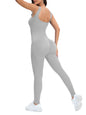 Ribbed Shapewear Jumpsuit with Built-In Bra