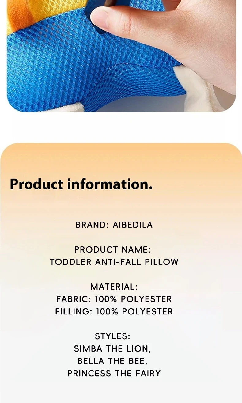 AIBEDILA Baby Anti-Fall Head Back Protector Pillow