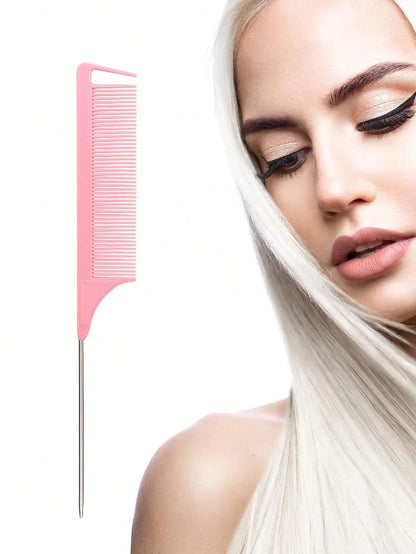 Stainless Steel Pointed Tail Hair Comb for Wigs