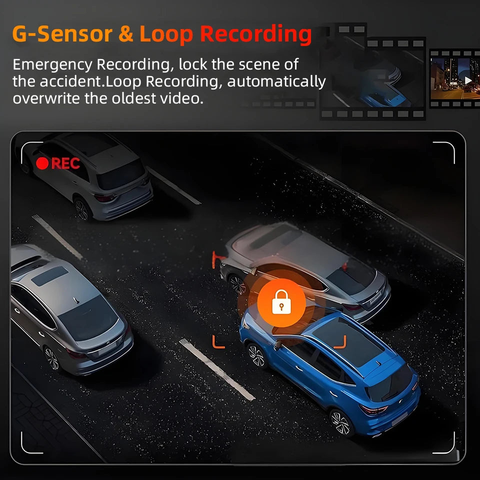 1080P Four-Channel Car DVR with Night Vision