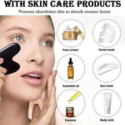 Ice Face Roller Set Gua Sha Satinless Steel Massage Tool