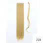 Long Straight Clip-in Ponytail Hair Extension Black