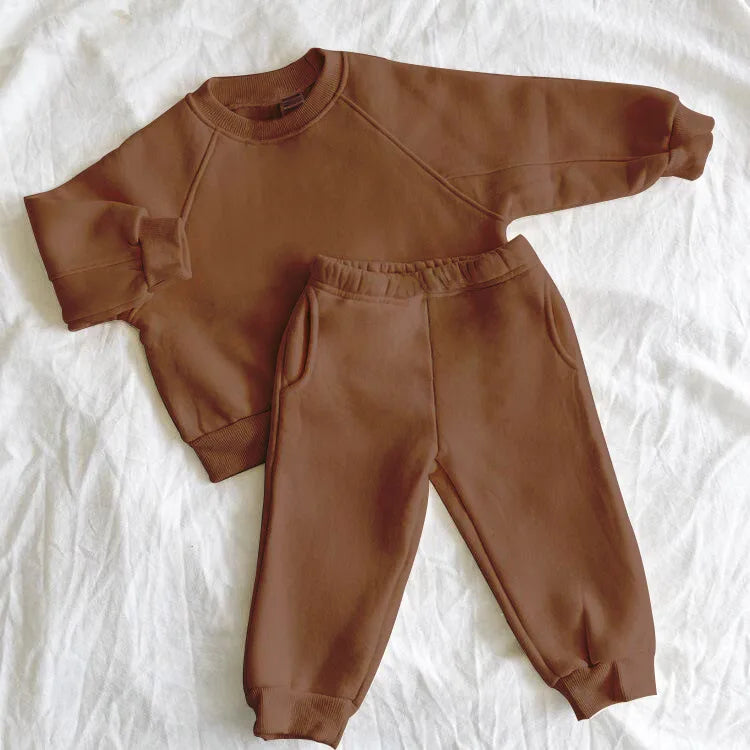 Children's Fleece Sports Set Sweatshirt and Pants