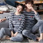 Couple Coral Fleece Pajamas Set for Winter