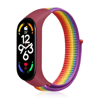 Nylon Adjustable Watchband for Xiaomi Mi Band 3 4 5 6 7