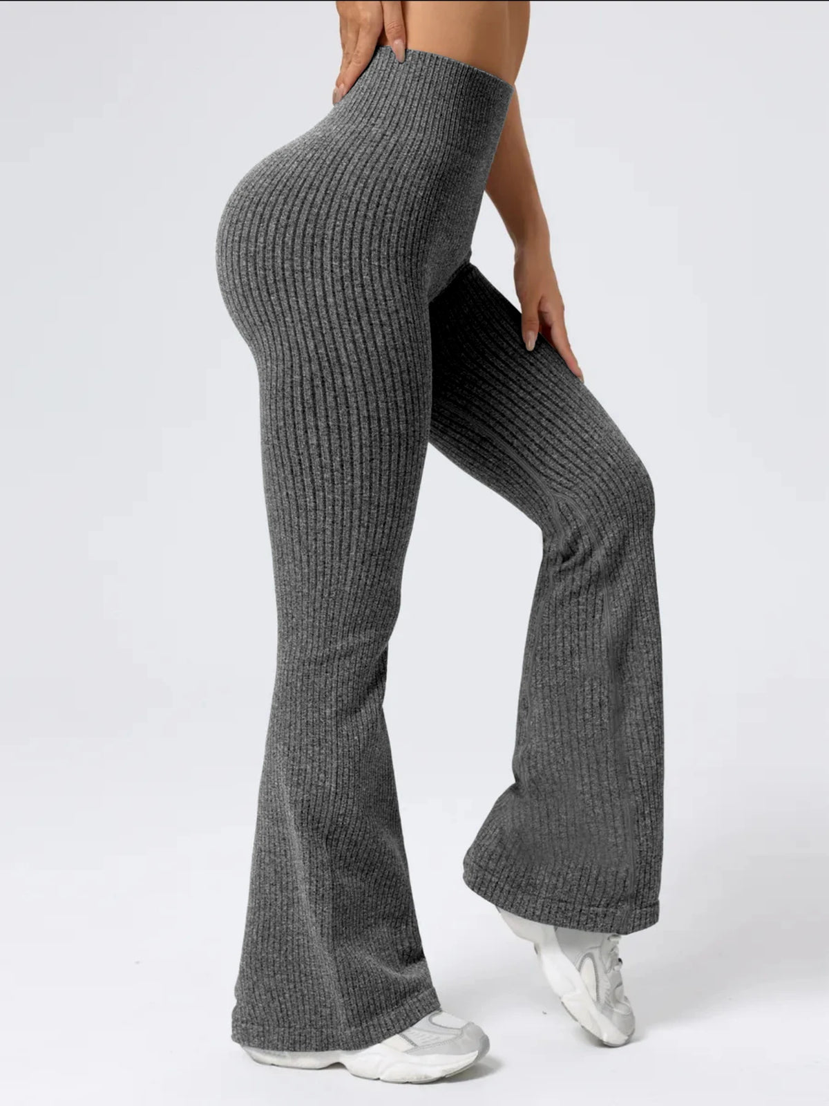 Women's High- Waist Bell Bottom Pants