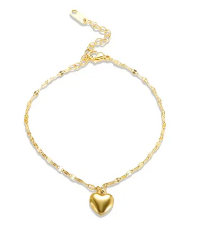 Gold Stainless Steel Bohemian Personalized Anklet
