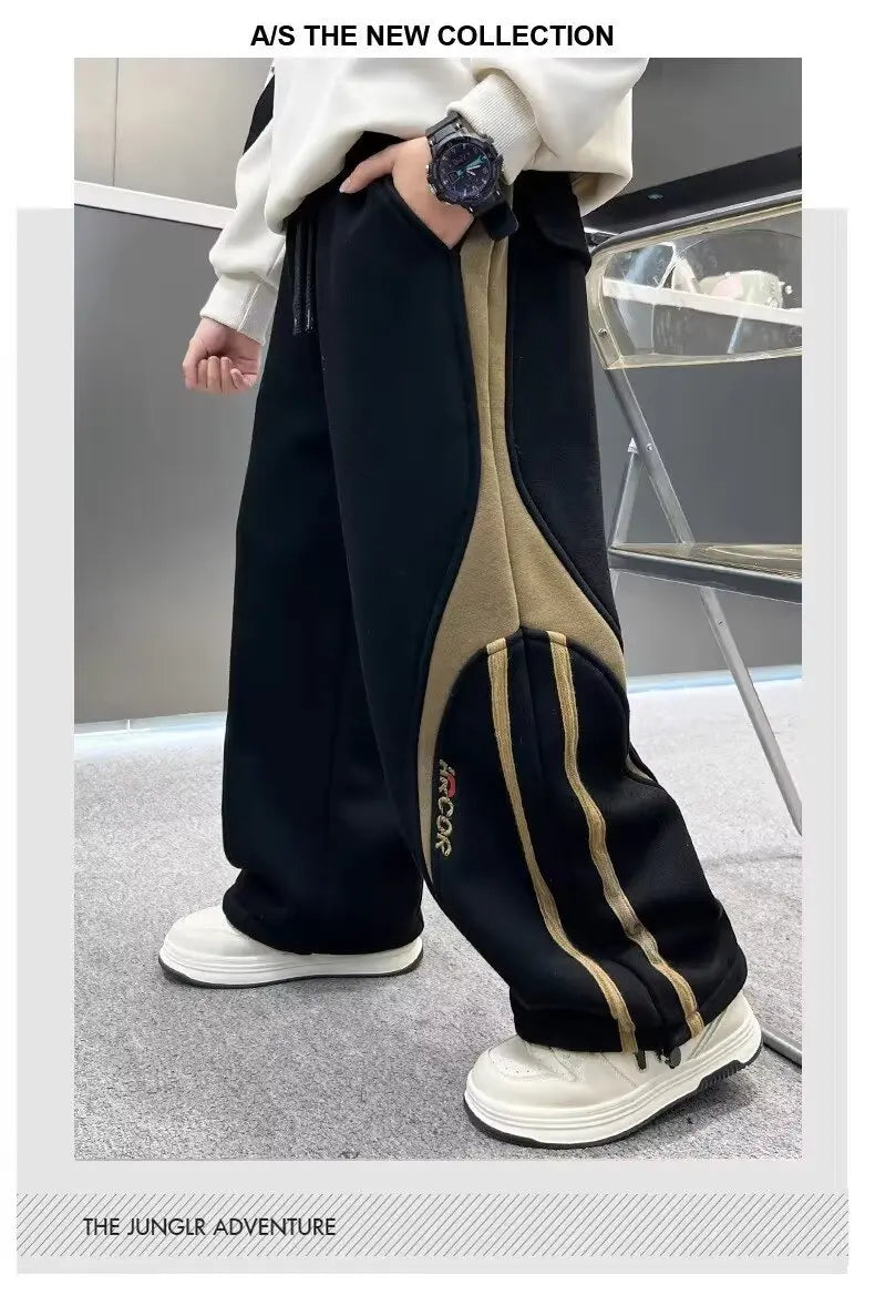 Boys Cargo Pants Spring Autumn Sport Trousers