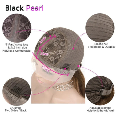 Short Straight Bob Wig 100% Human Hair Dark Purple