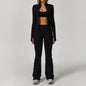 Yoga Suit Sports Set for Women Long Sleeve Athletic Wear