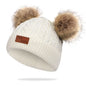 Cute Wool Pompom Baby Hat for Kids