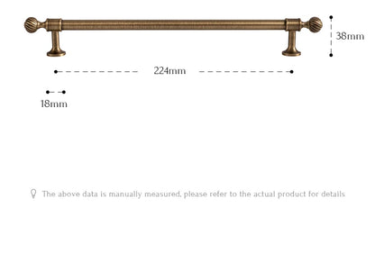 Brushed Antique Brass Kitchen Cabinet Pull Handle