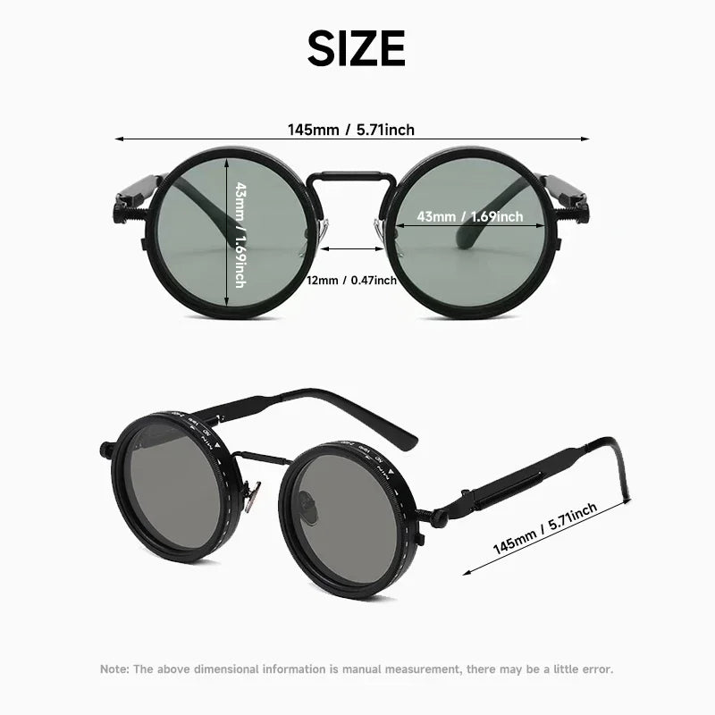 Polarized Round Sunglasses for Outdoor Use