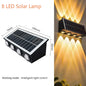 Solar Wall Lamp Waterproof Outdoor Garden Light
