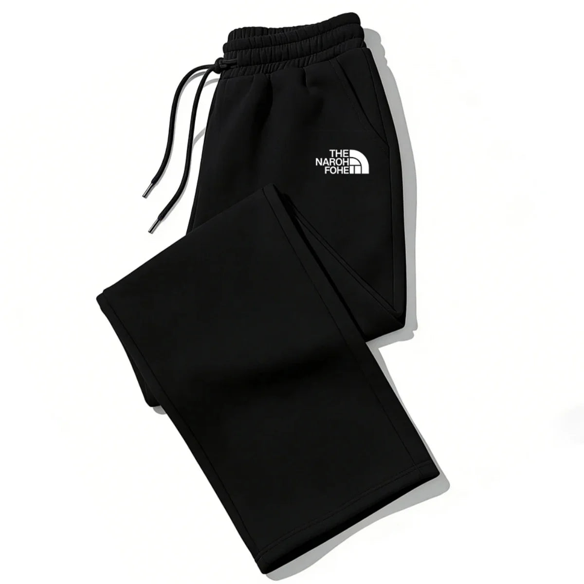 Womens Fleece Straight Leg Joggers Casual Pants