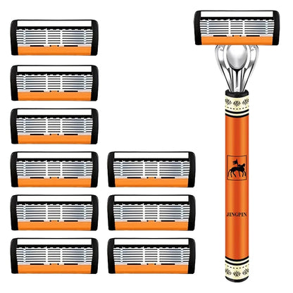 Men's 6-Layer Safety Razor Set
