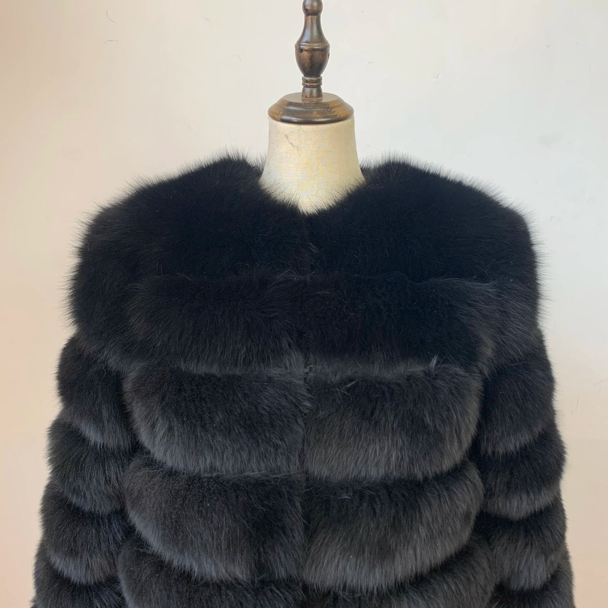 4in1 Real Fox Fur Coat for Women