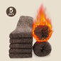 Men's Thick Warm Mid-Calf Socks, 3 Pairs Polyester