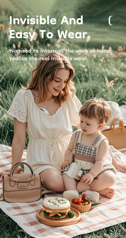 Wearable Electric Breast Pump with LED Display