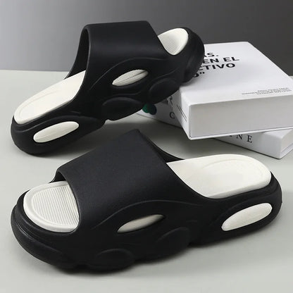 Men's Summer Platform Slides EVA Non-slip Beach Shoes