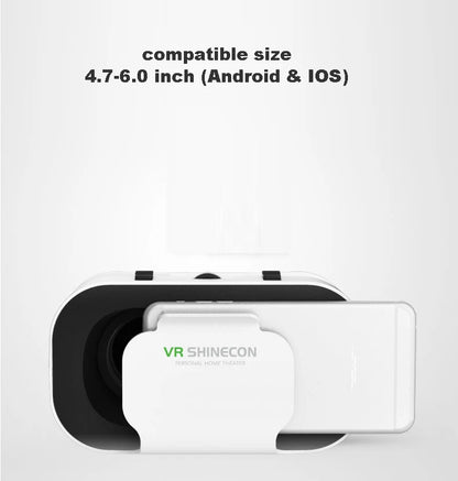 3D Virtual Reality Glasses Headset for Smartphones