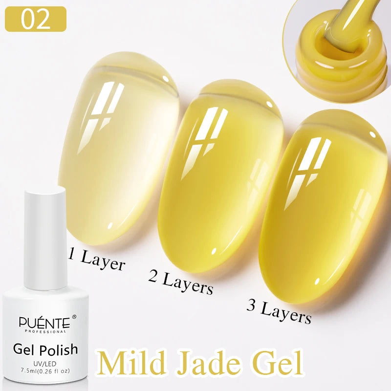 Clear 3D No Wipe Sculpture Gel Nail Polish 15ML
