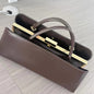 Luxury Pu Leather Shoulder Bag with Magnetic Clip