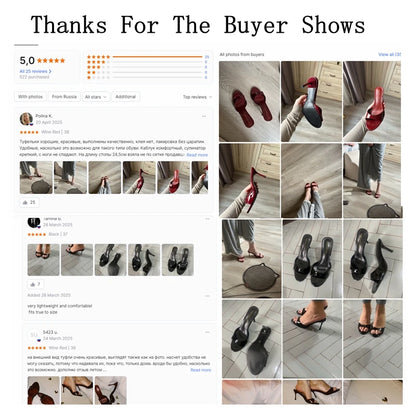 Thin High Heels Open Toe Slides Women Patent Leather Sandals