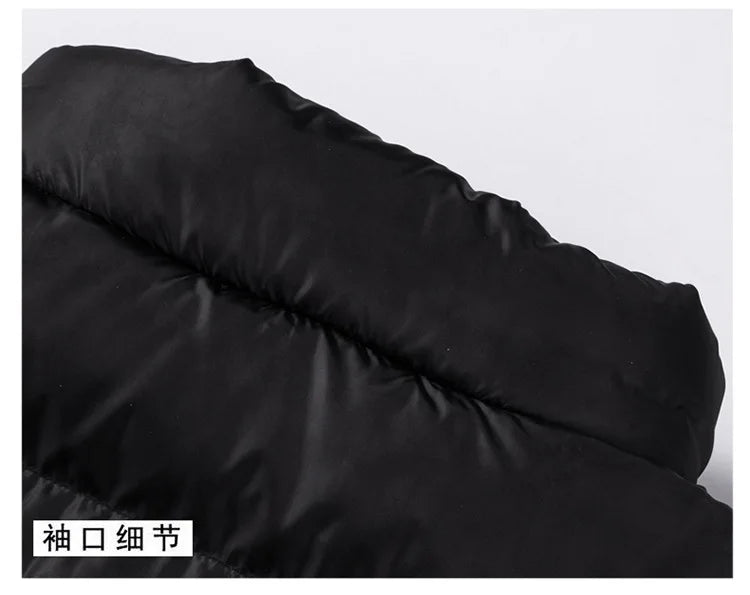 Men's Casual Printed Cotton Parka Jacket