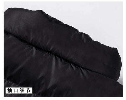 Men's Casual Printed Cotton Parka Jacket