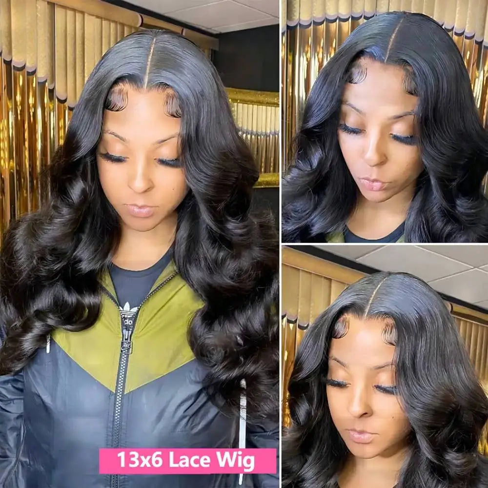 Body Wave Lace Front Wig Human Hair 200 Density
