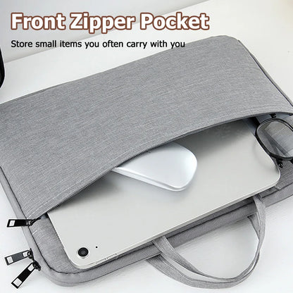 Suede Laptop Bag for 13.3 to 15.6 Inch Devices