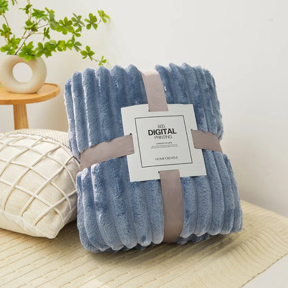 Coral Velvet Blanket Plush Soft Warm Throw