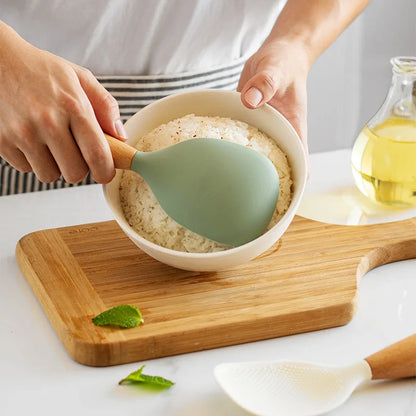 Silicone Non-stick Cooking Spoon Durable Kitchen Gadget