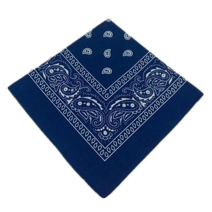 Unisex Polyester Paisley Bandana Hair Wrap