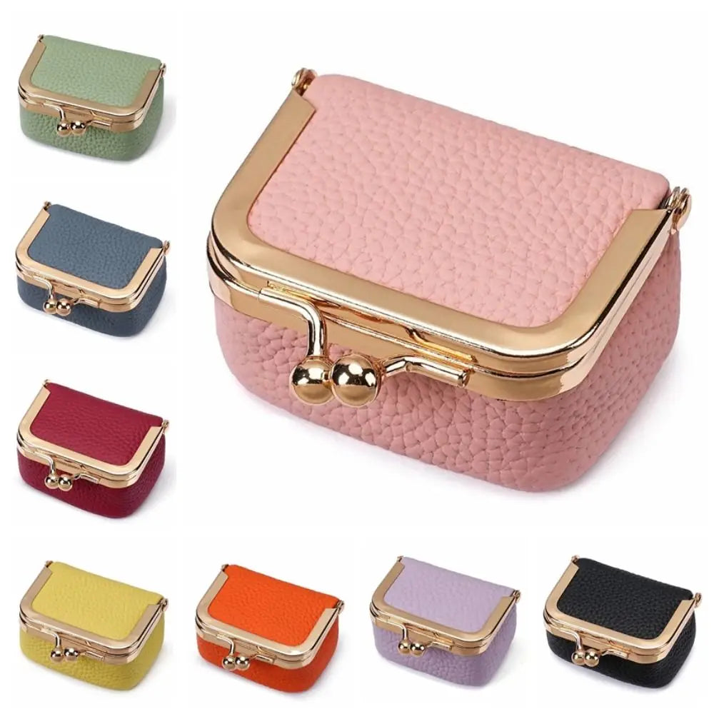 Genuine Leather Coin Purse Mini Small Item Bag